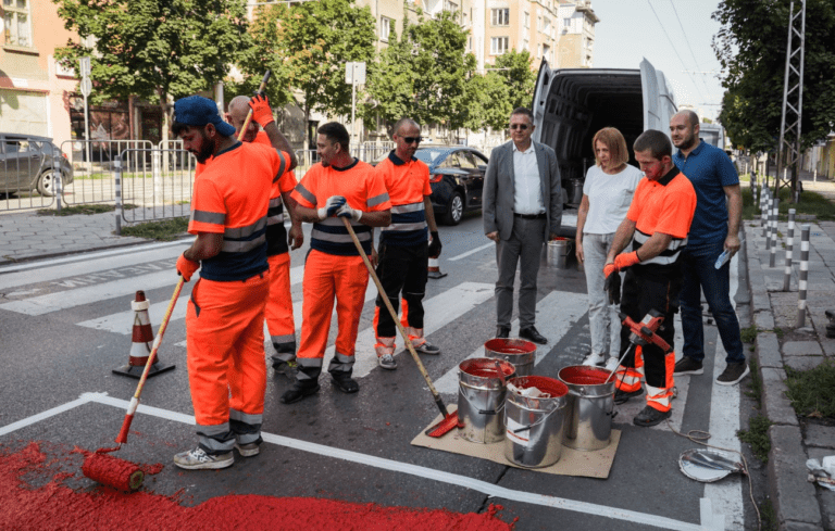 специална настилка за намаляване на скоростта в софия