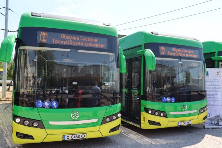 Хасково с нови електроавтобуси и зарядни станции електроавтобуси в хасково