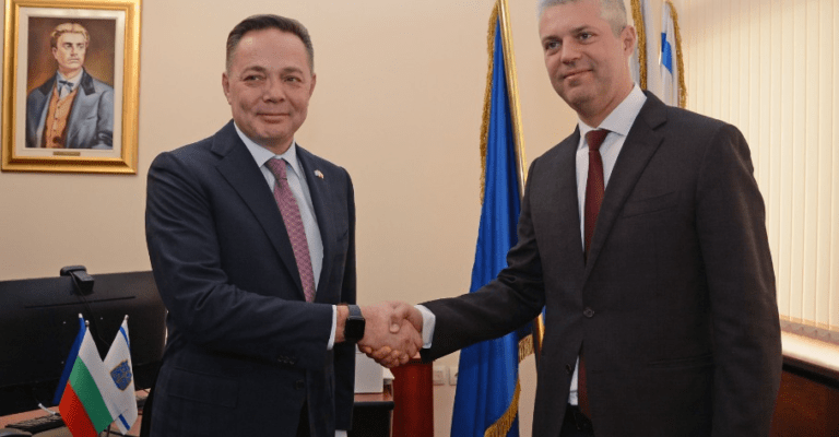 кметът на варна и посланикът на казакстан