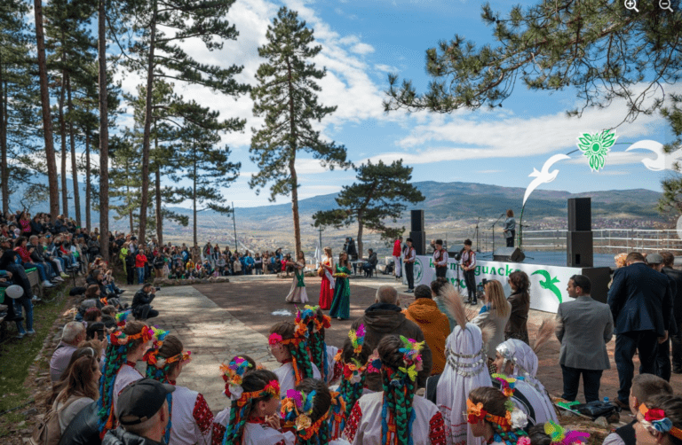 кюстендил посрещна пролетта и официалния си празник