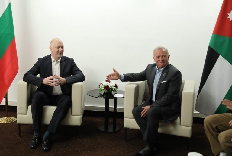 Премиерът Росен Желязков на среща с краля на Йордания Абдула II премиерът на работна среща с краля на йордания